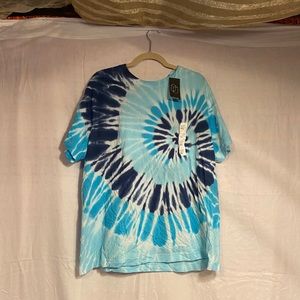 NWT Blue Tie Dyed Tee